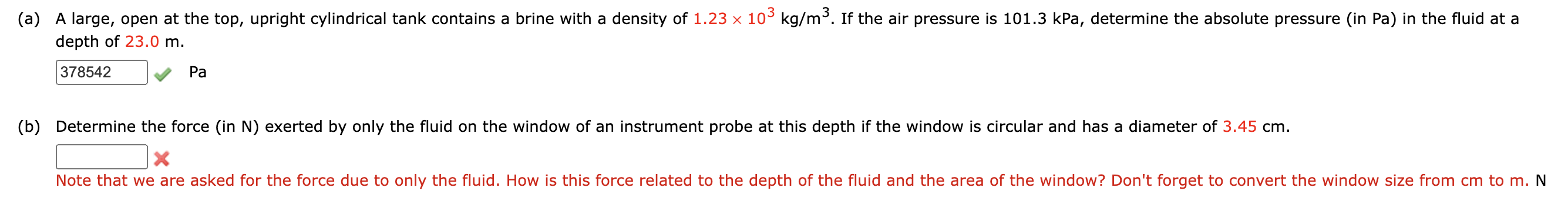 ( a ) A large, open at the top, upright