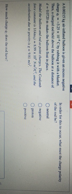 A 0 . 0 0 2 1 5 kg air - inflated balloon is