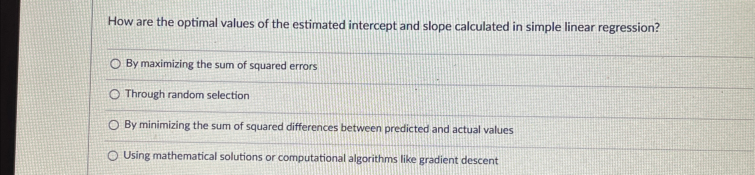 How are the optimal values of the estimated