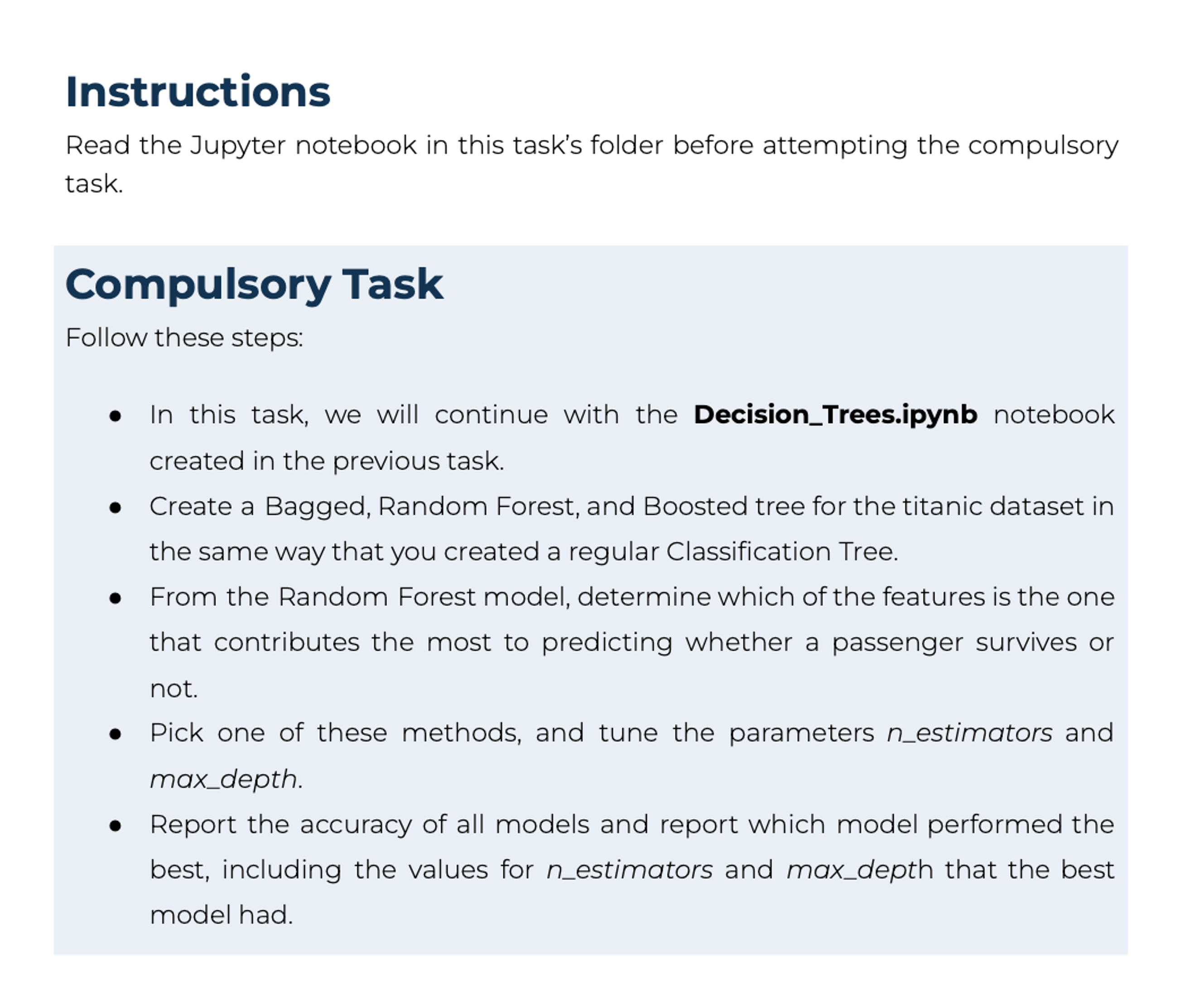 Instructions Read the Jupyter notebook in this