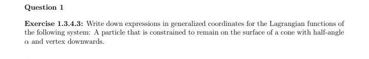 In Question 1 Exercise 1 . 3 . 4 . 3 : Write down