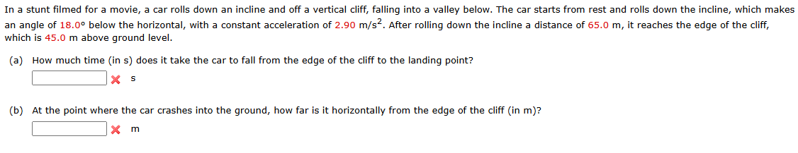 In a stunt filmed for a movie, a car rolls down