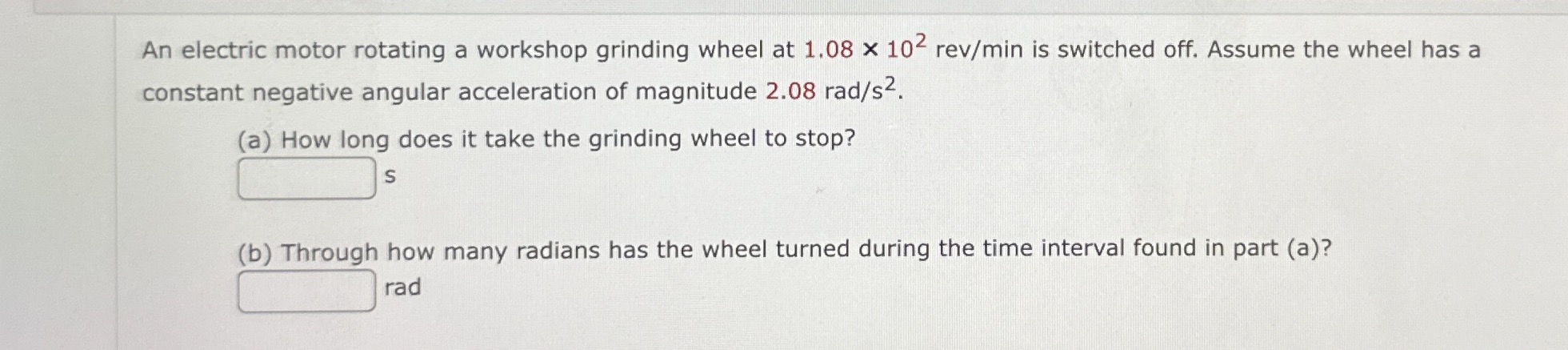An electric motor rotating a workshop grinding