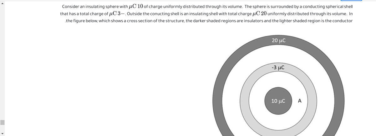 Consider an insulating sphere with C 1 0 of