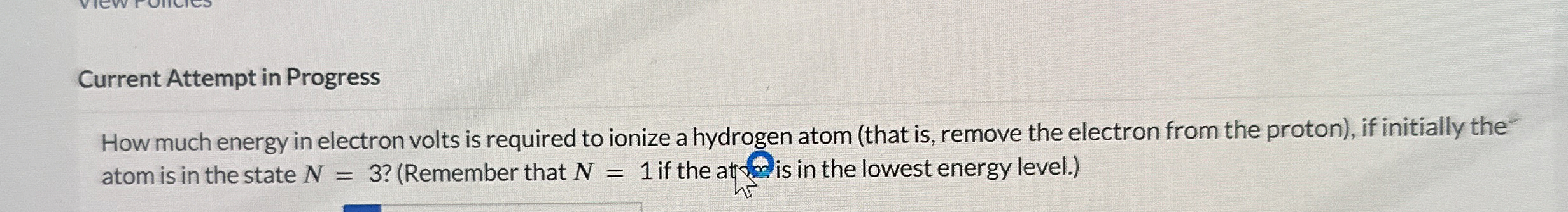 Current Attempt in Progress How much energy in