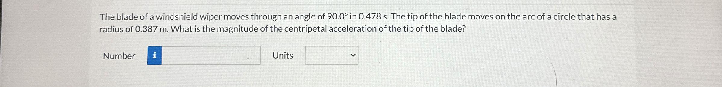 The blade of a windshield wiper moves through an