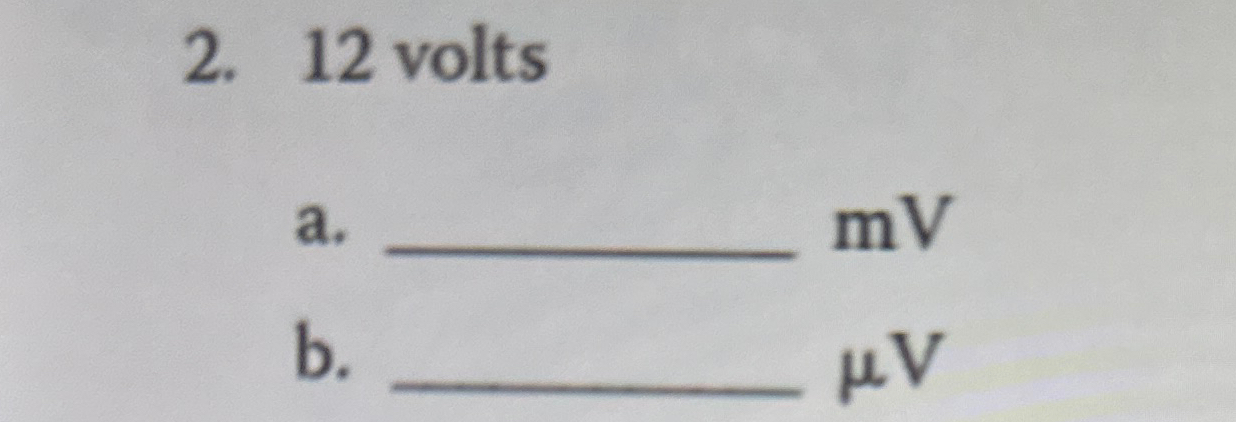1 2 volts a . q , mV b . q , V