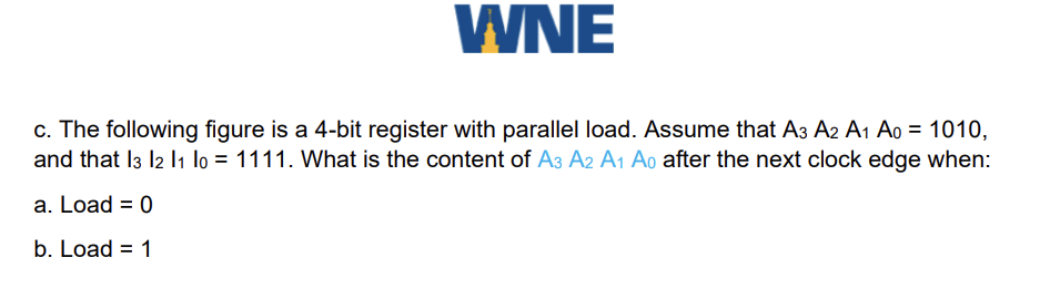 c . The following figure is a 4 - bit register