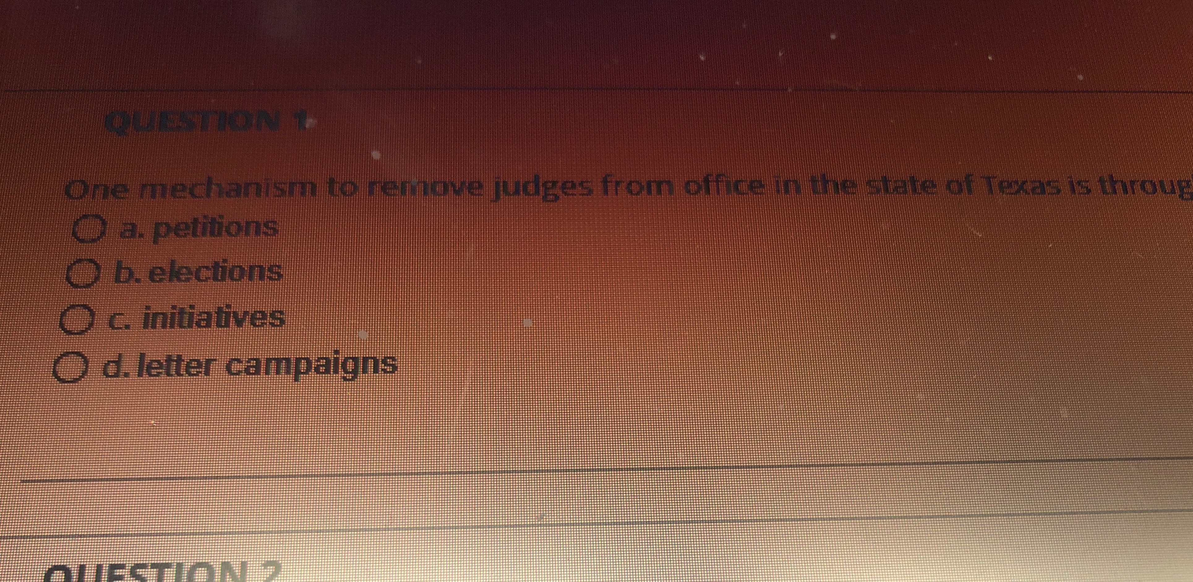 One mechanism to remove judges from office in the