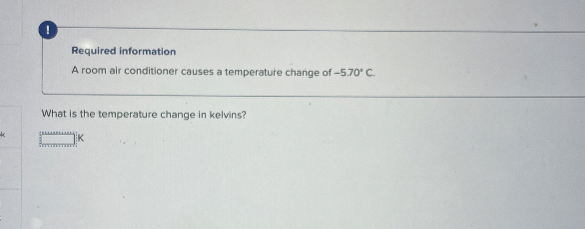 ! Required information A room air conditioner