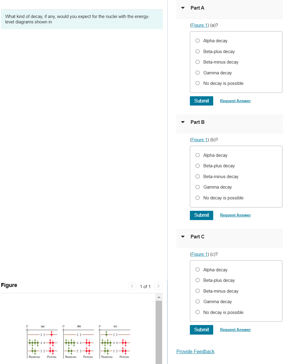 What kind of decay, if any, would you expect for