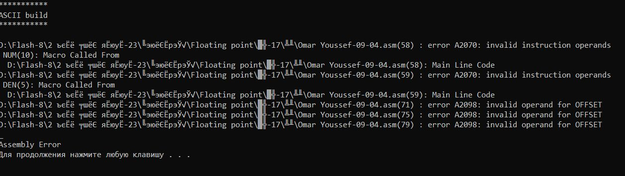 I have this assembler program in MASM i need to