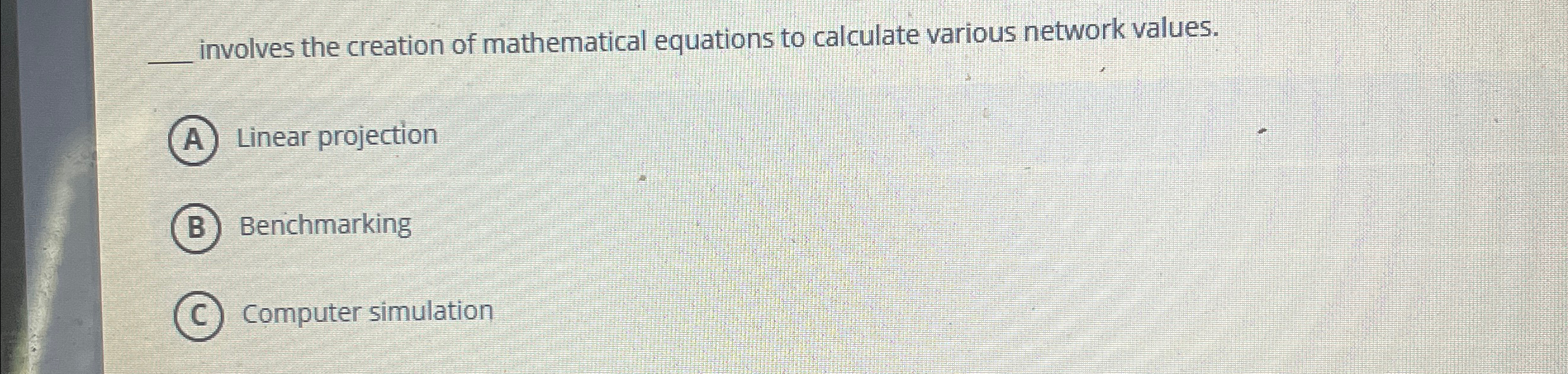 involves the creation of mathematical equations