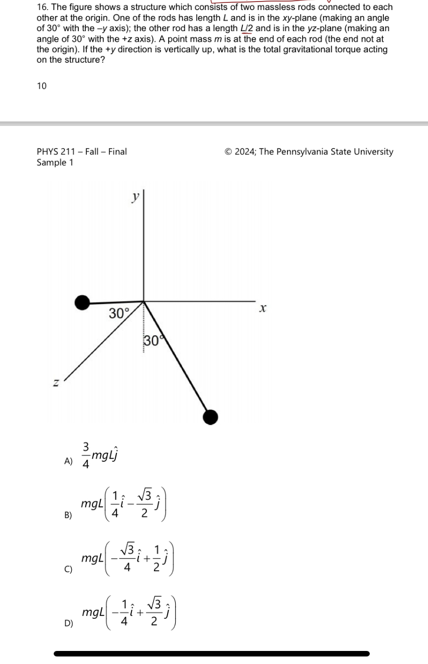 The figure shows a structure which consists of