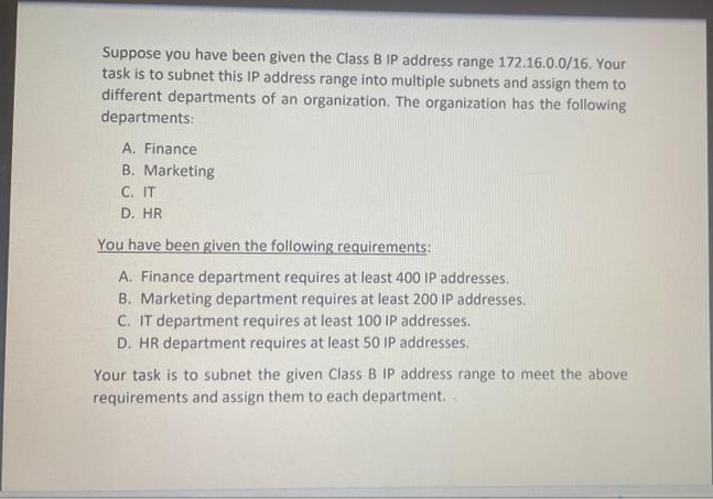 Computer Scienceee Suppose you have been given