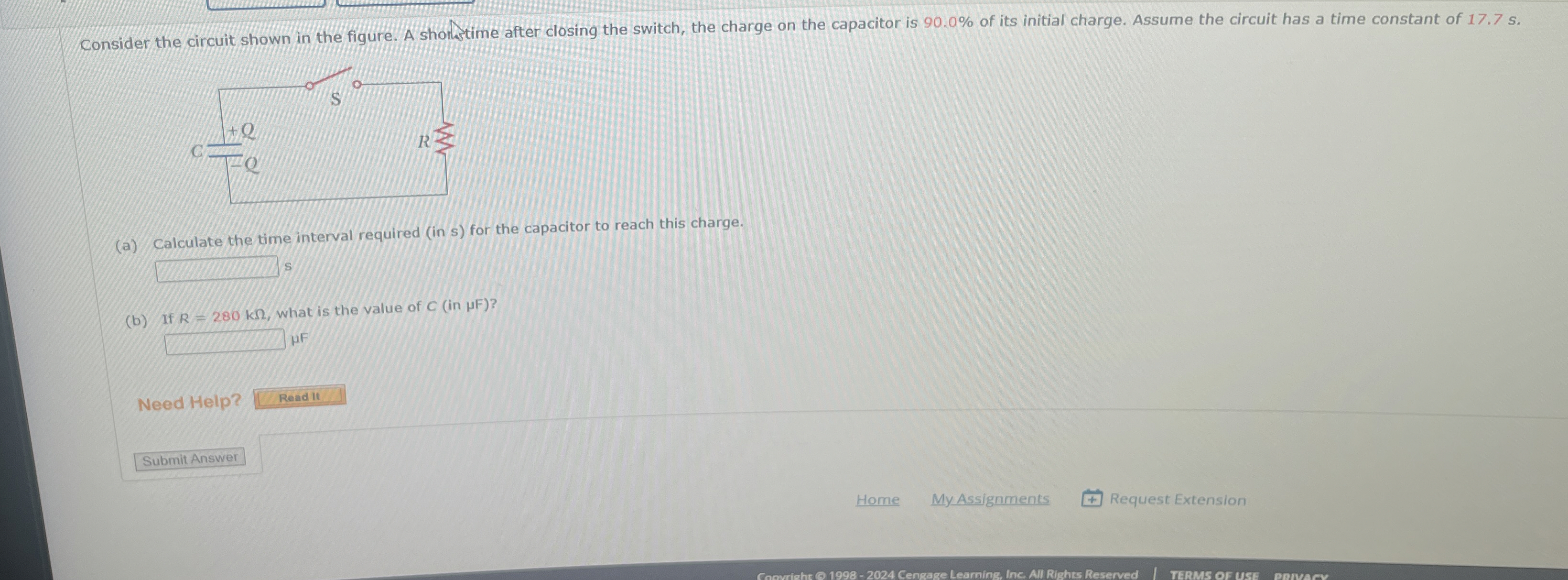 Consider the circuit shown in the figure. A