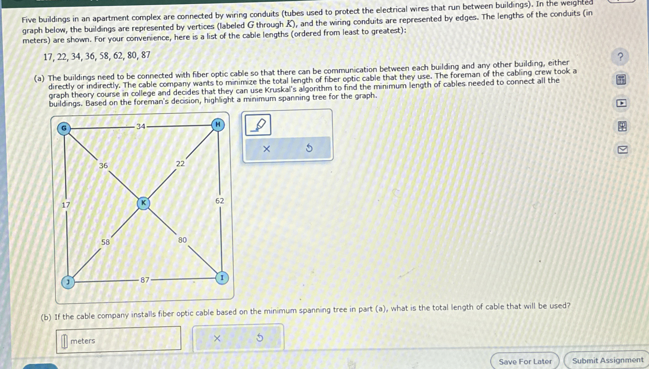 Five buildings in an apartment complex are