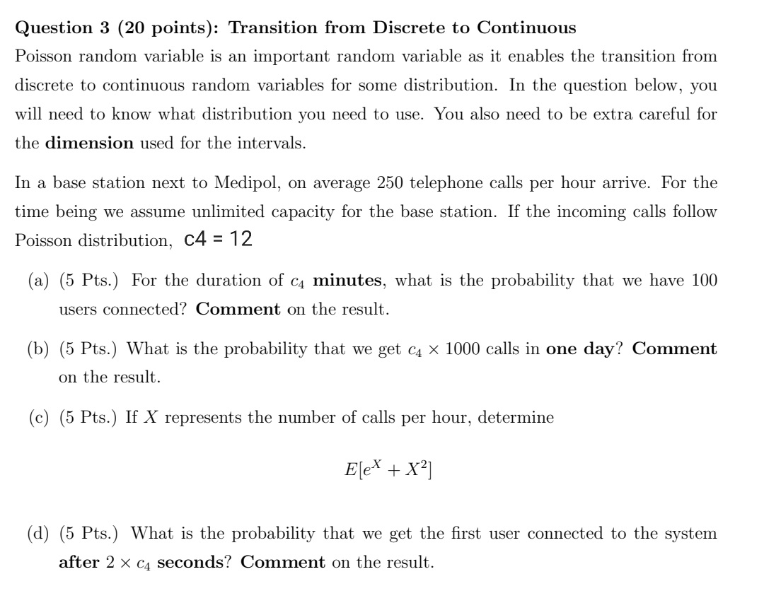 Transition from Discrete to Continuous Poisson
