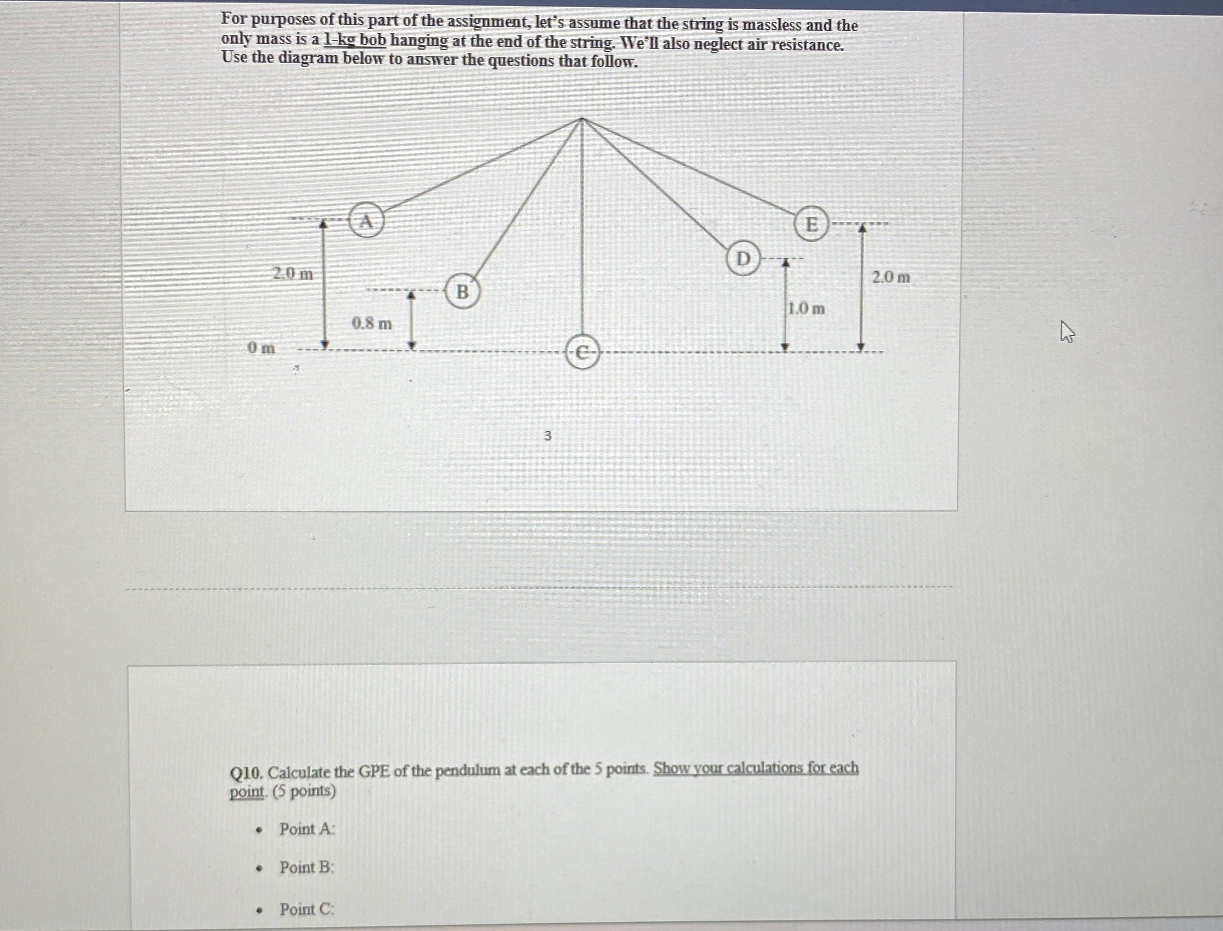 For purposes of this part of the assignment,