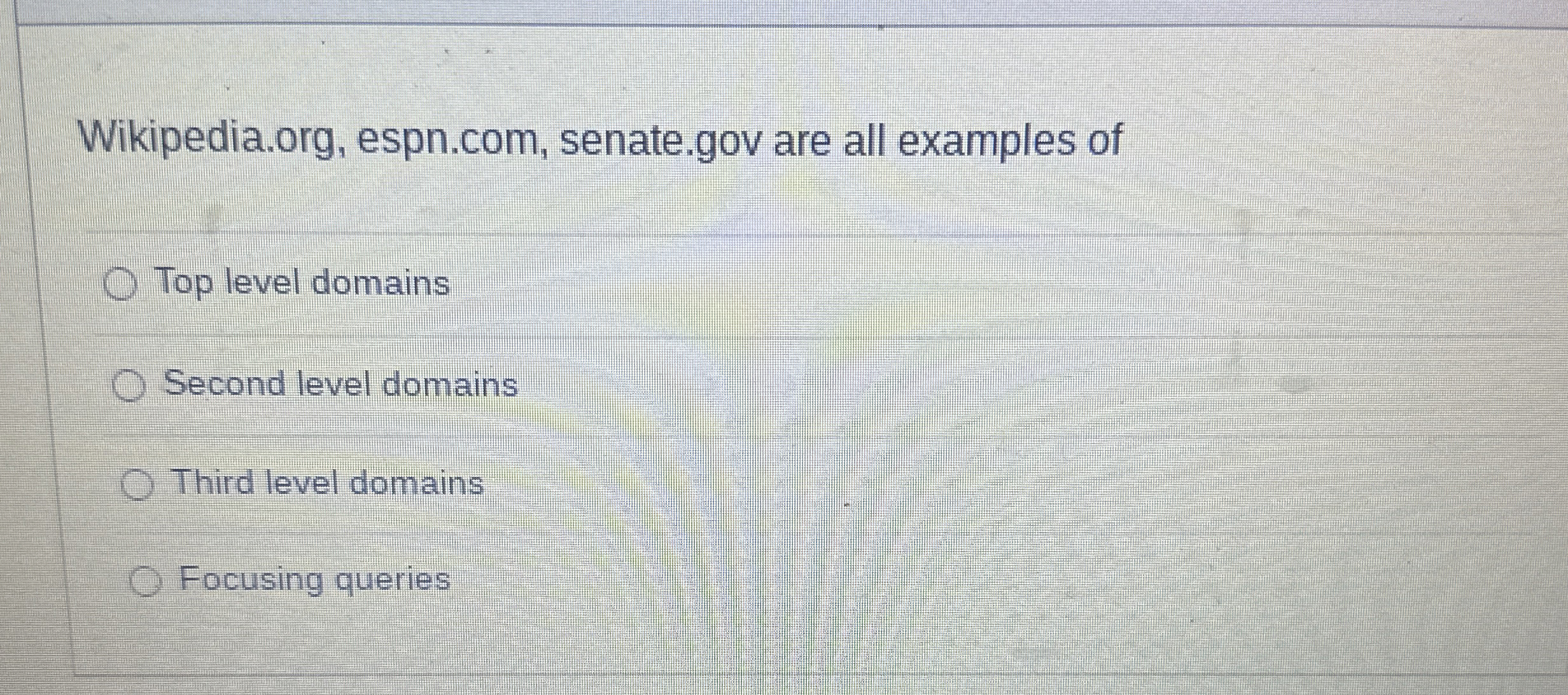 Wikipedia.org, espn.com, senate . gov are all