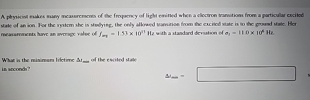 A physicist makes many measurements of the