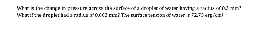 What is the change in pressure across the surface