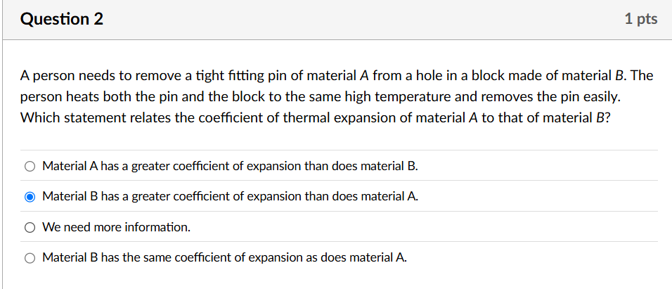 Question 2 A person needs to remove a tight