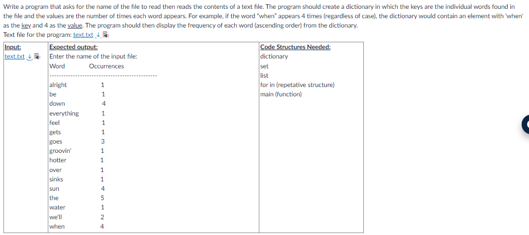 Write a program that asks for the name of the