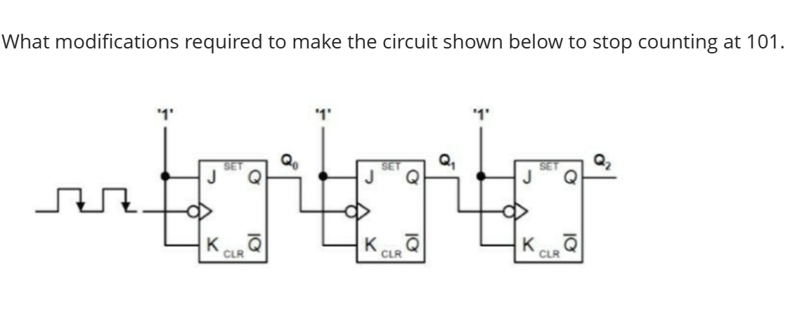 What modifications required to make the circuit