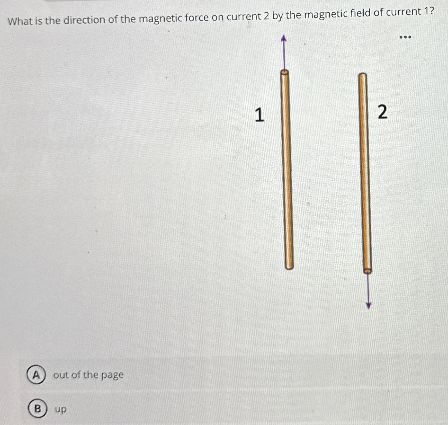 What is the direction of the magnetic force on