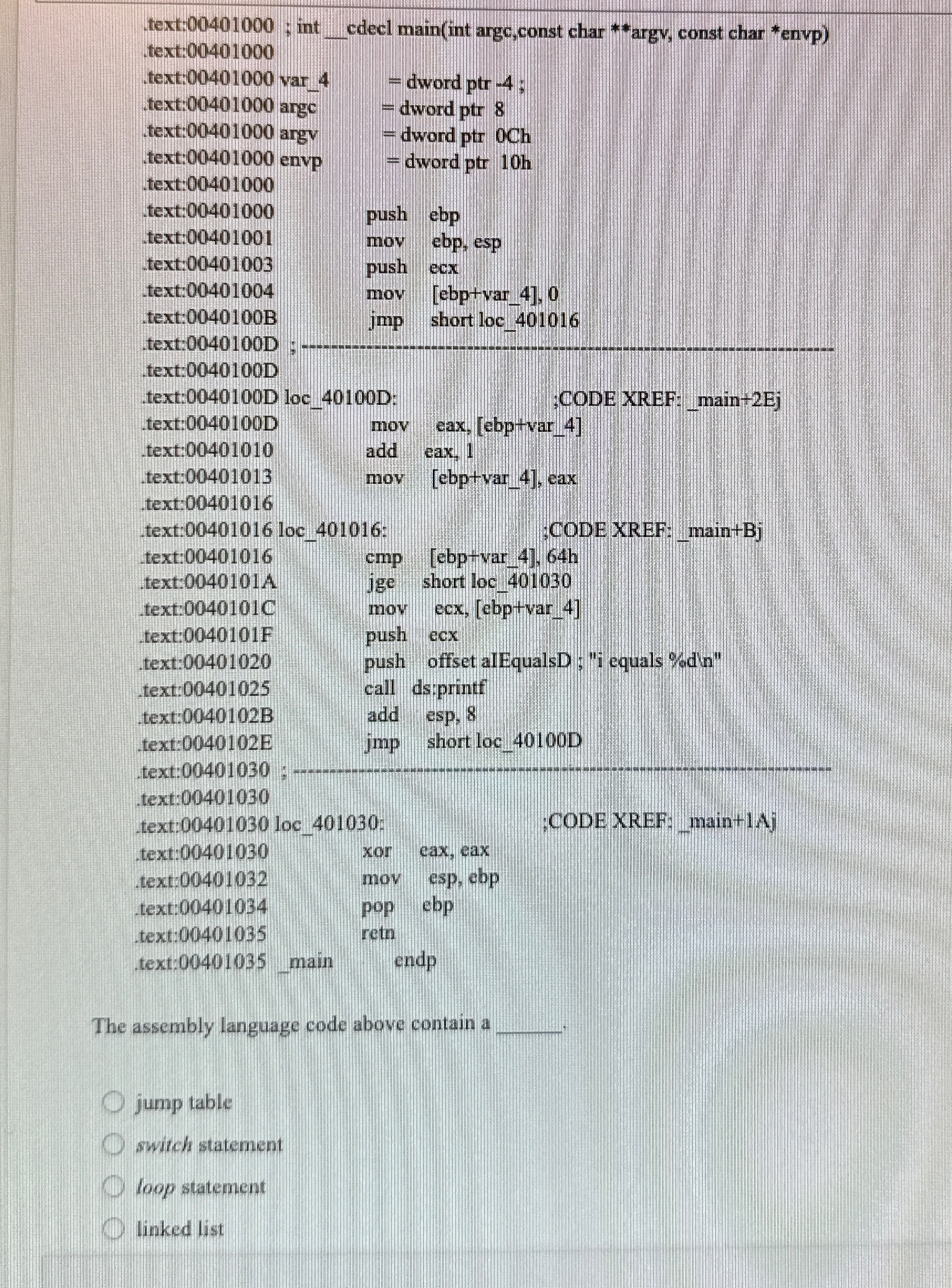 ;CODE XREF: _ main + 1 Ajtext: 0 0 4 0 1 0 3 0