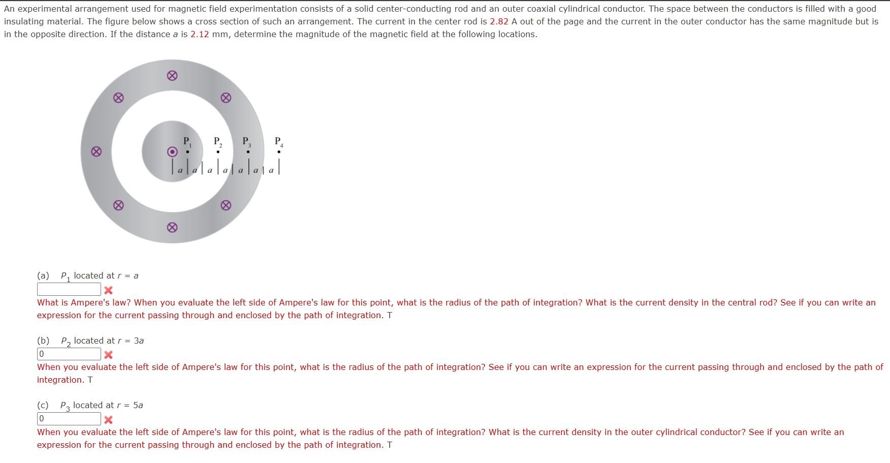 An experimental arrangement used for magnetic