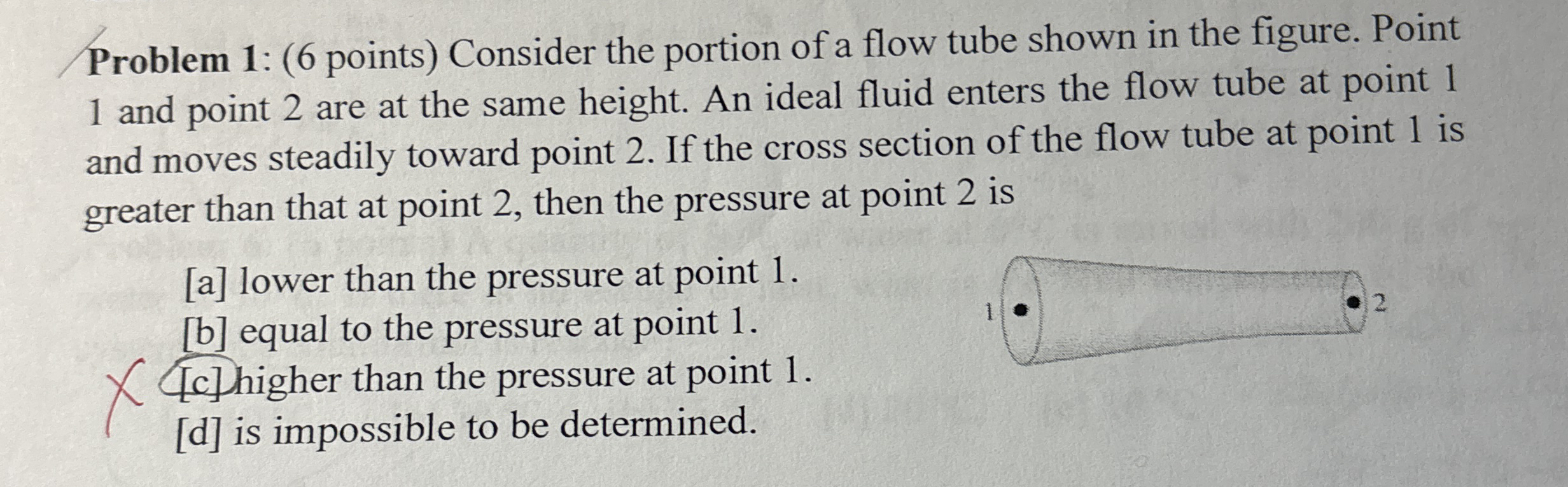 Problem 1 : ( 6 points ) Consider the portion of