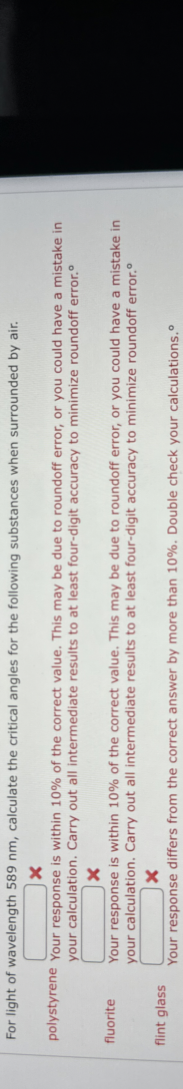 For light of wavelength 5 8 9 nm , calculate the