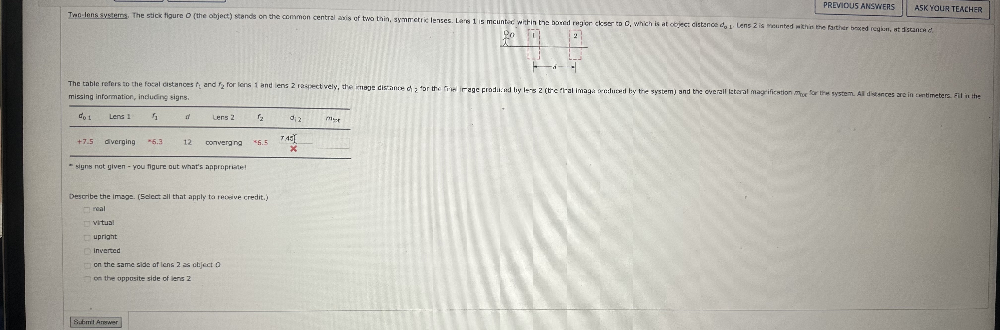 missing information, including signs. \ table [ [