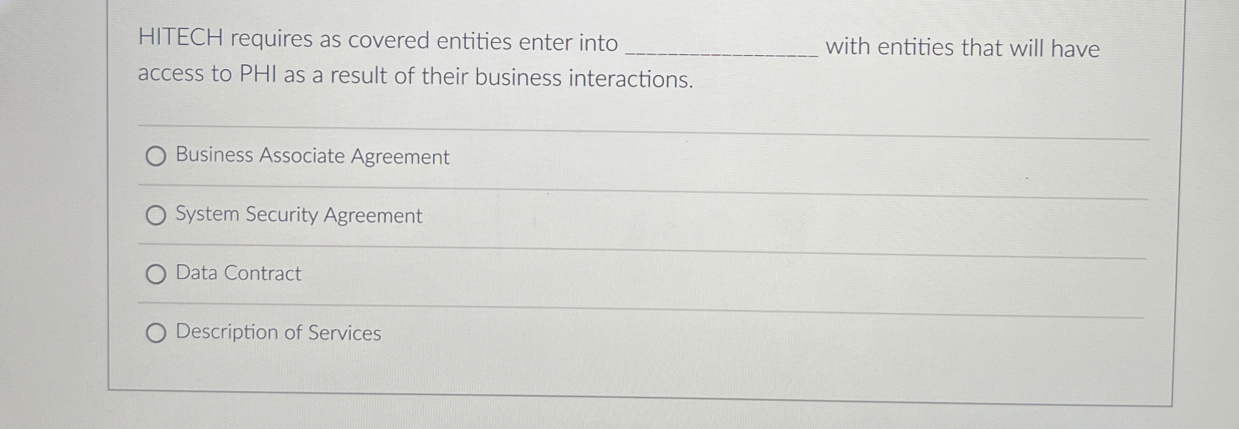HITECH requires as covered entities enter into q