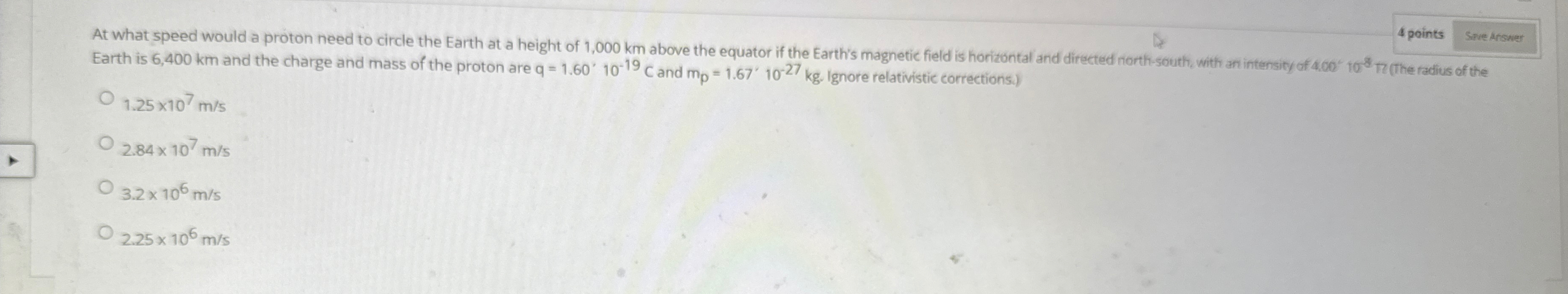 Earth is 6 , 4 0 0 k m and the charge and mass of