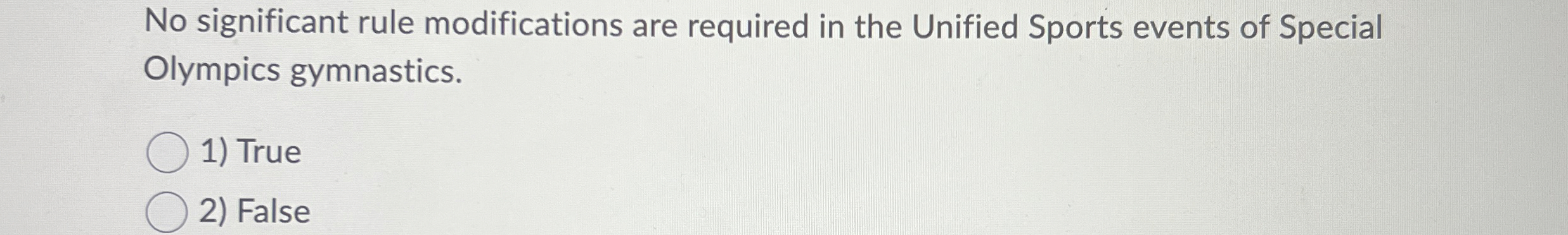 No significant rule modifications are required in