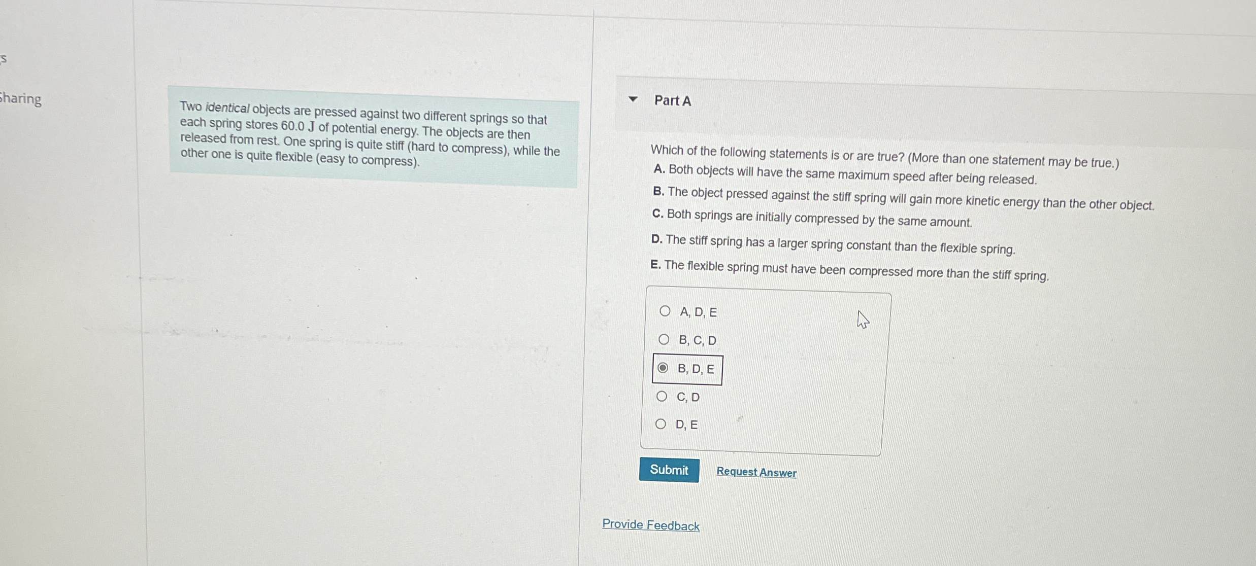 Sharing Two identical objects are pressed against