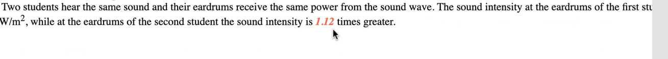 Two students hear the same sound and their