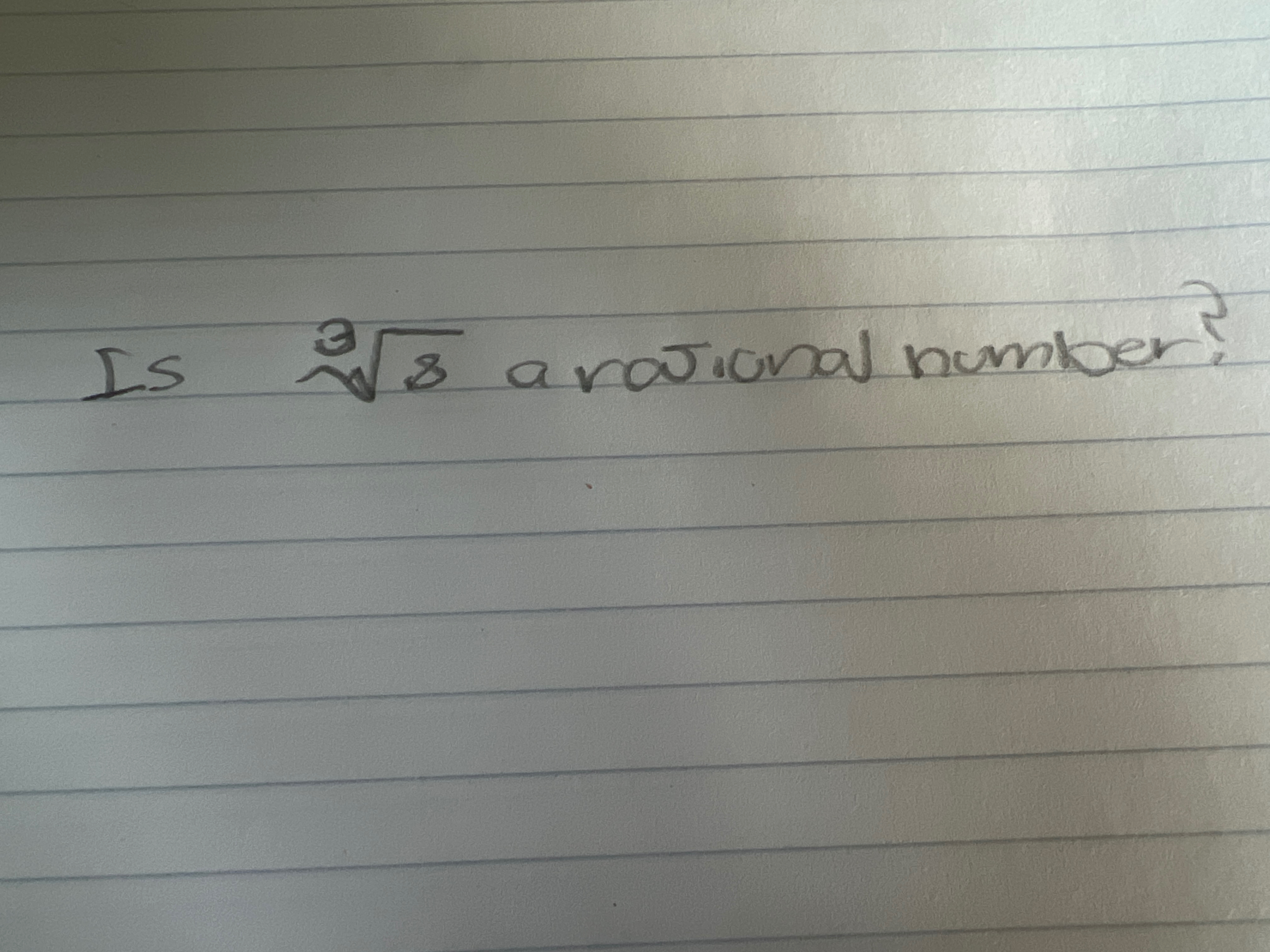 Is 8 3 a rational number?