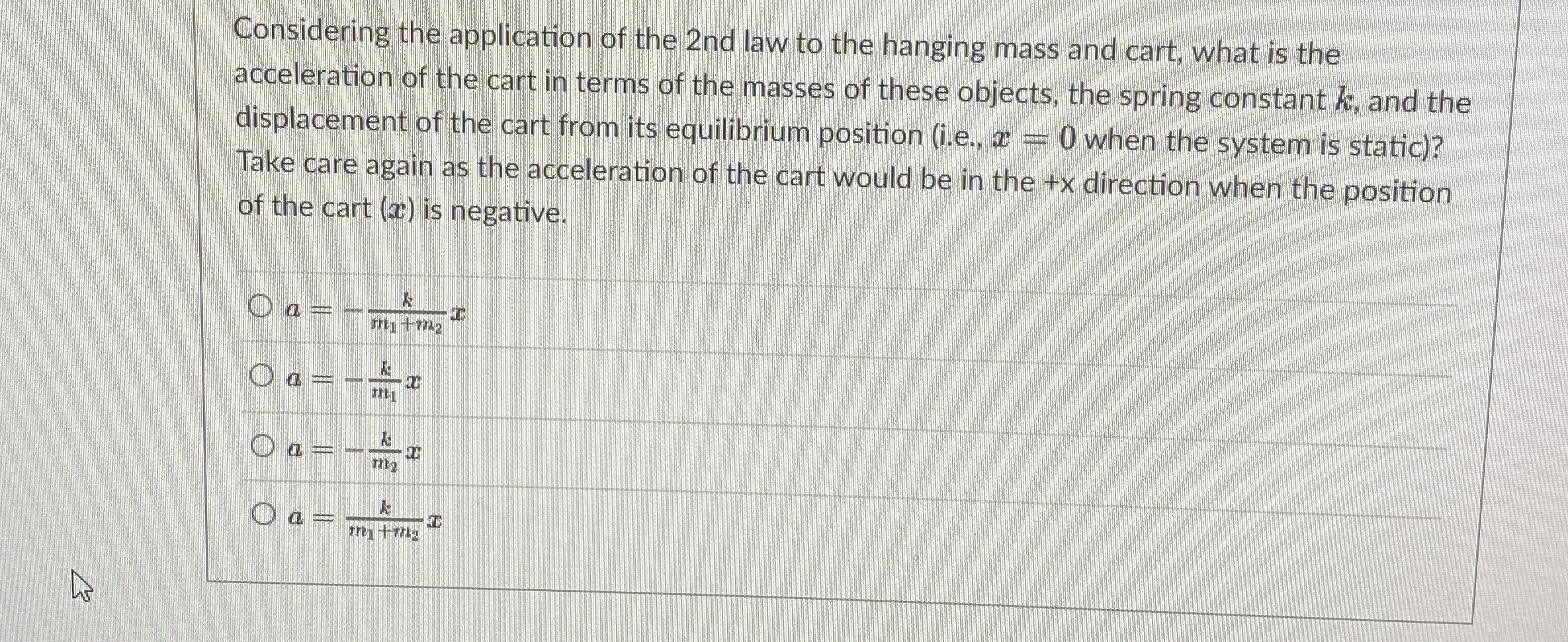 Considering the application of the 2 nd law to