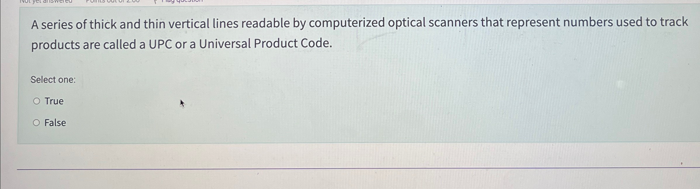 A series of thick and thin vertical lines