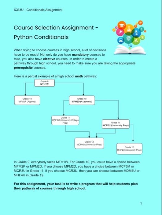 Computer Science 2 6 7 ICS 3 U - Conditionals