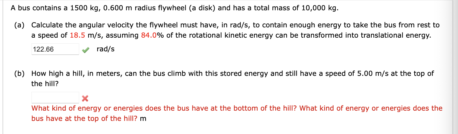 A bus contains a \ ( 1 5 0 0 \ mathrm { ~kg } , 0