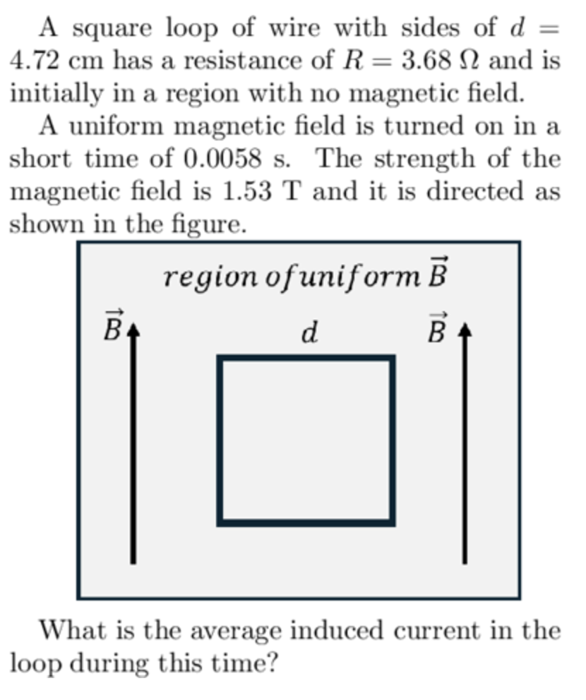 There is a 4 T magnetic field directed