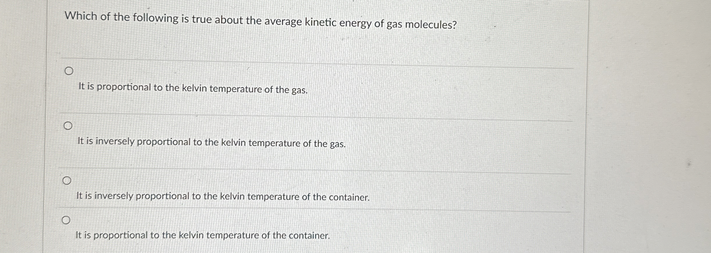 Which of the following is true about the average