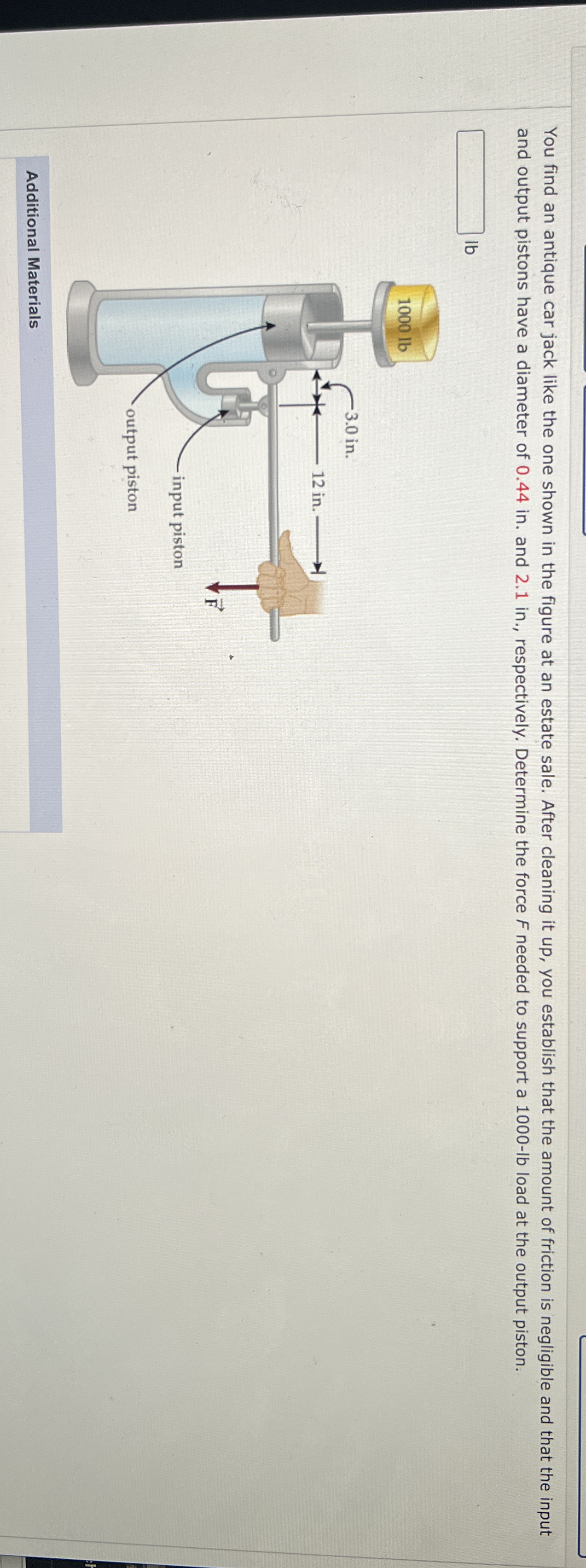 You find an antique car jack like the one shown