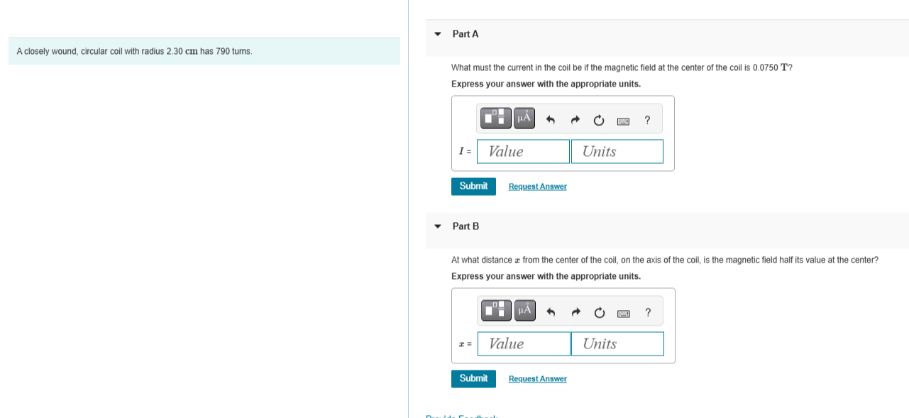 A closely wound, circular coil with radius 2 . 3