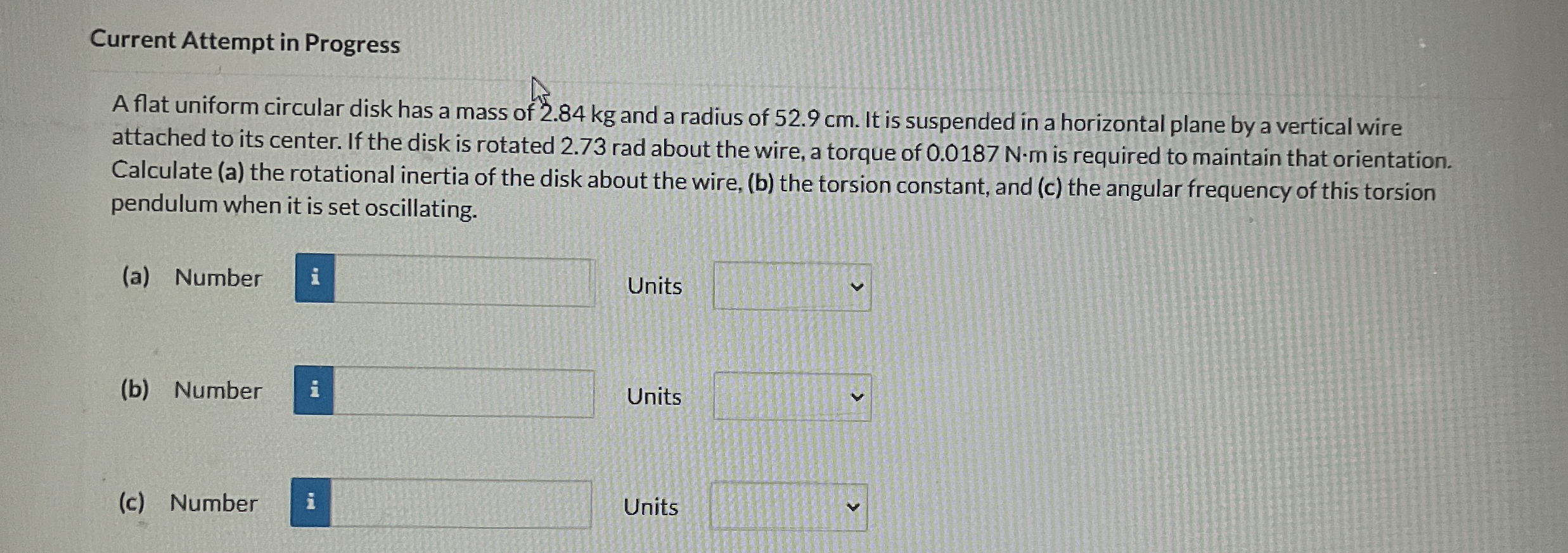 Current Attempt in Progress A flat uniform